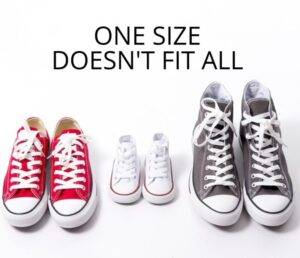 one size doesn't fit all